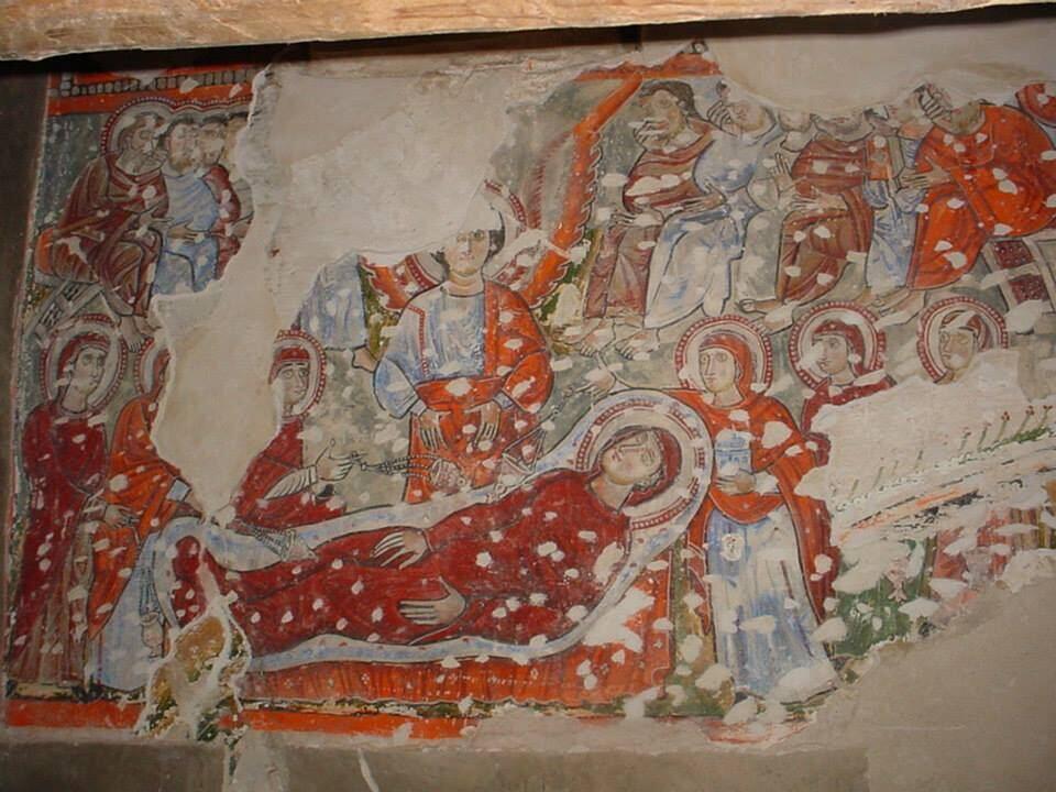 Wandmalerei des Marienentschlafens, Deir al-Surian
